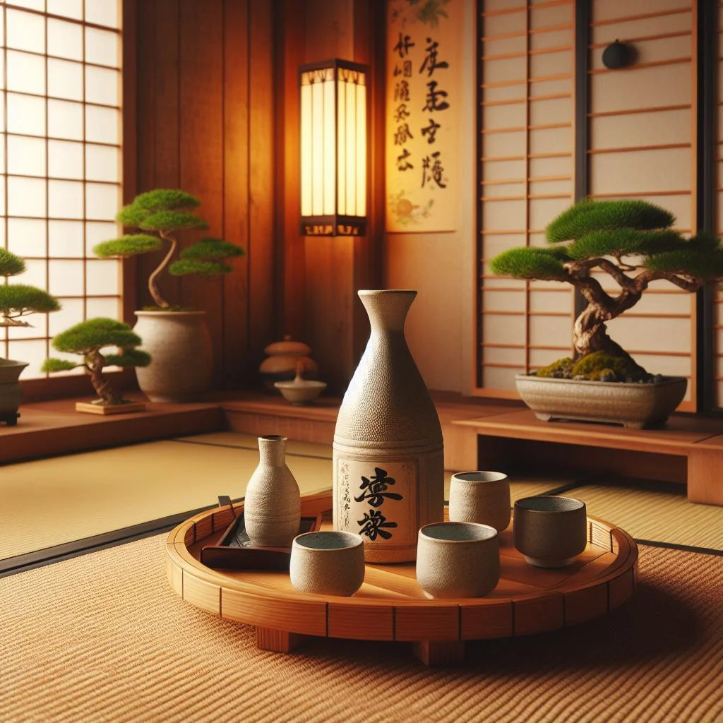 traditional japanese sake set