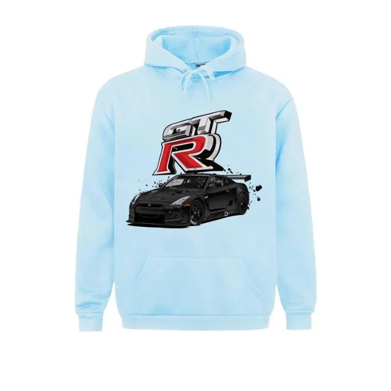 sky blue gtr hoodie