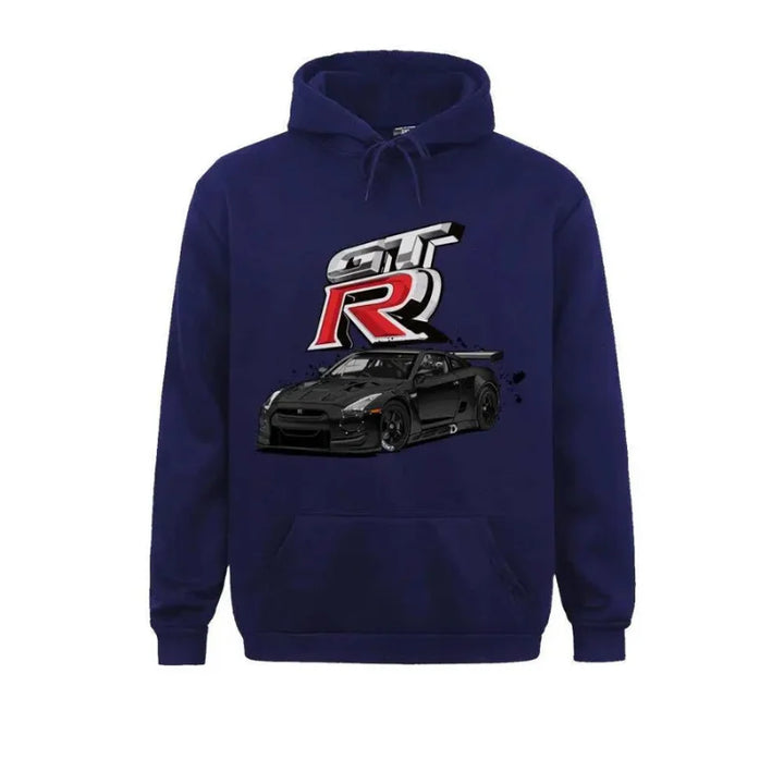 navy blue gtr hoodie