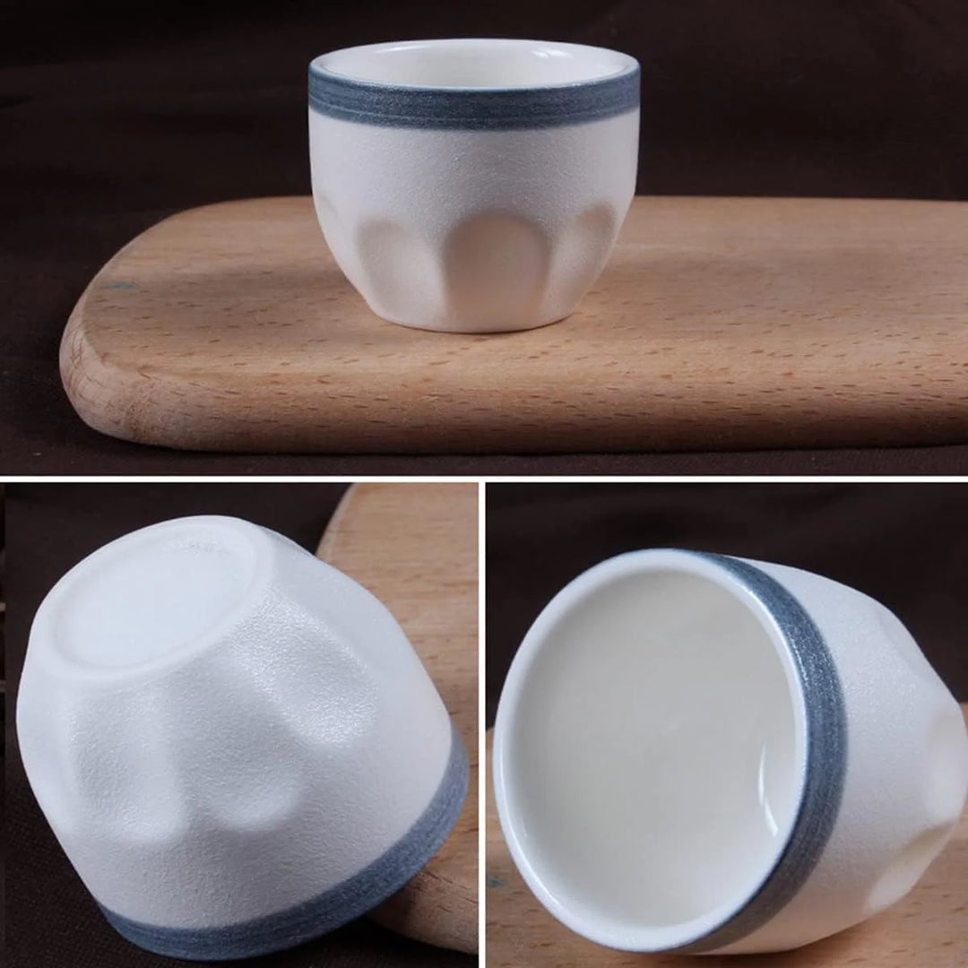 details of cup of a sake cups set