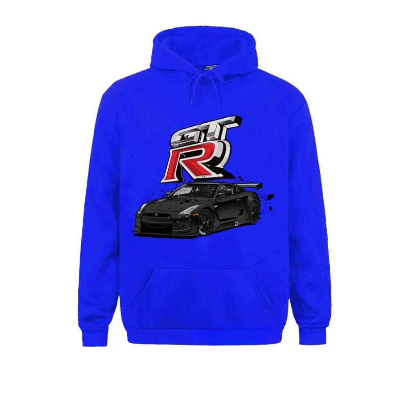 blue gtr hoodie