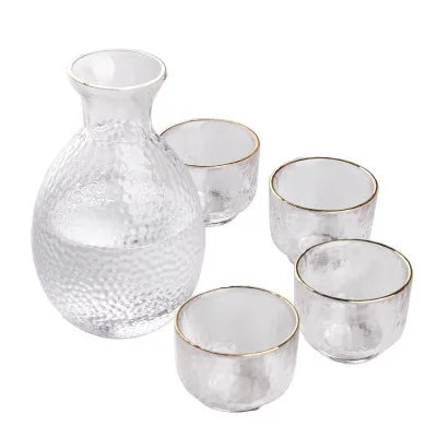 glass sake set