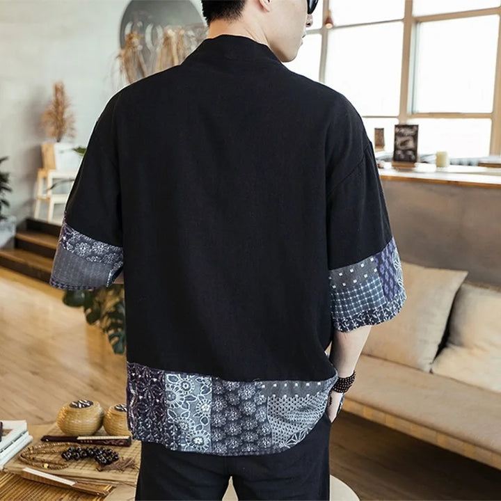 back of traditional kimono jacket