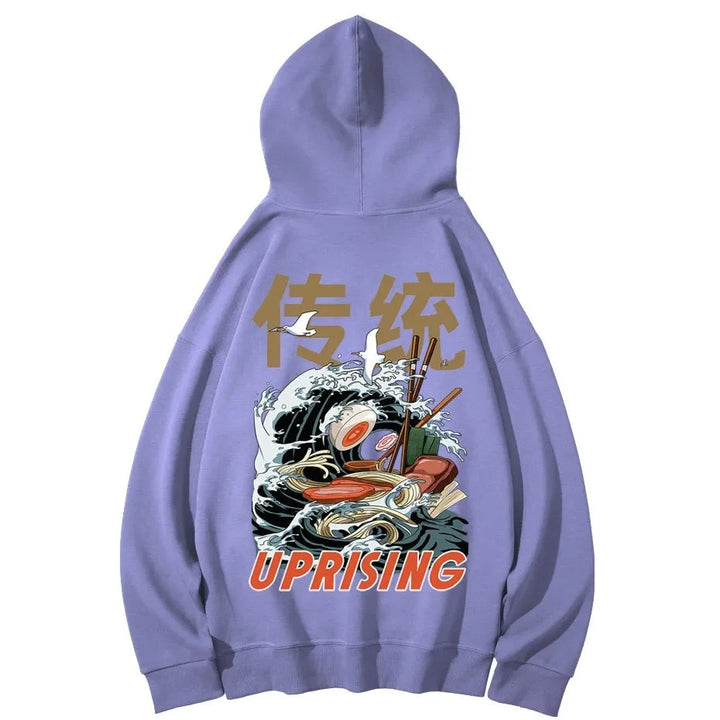 purple ramen noodle hoodie