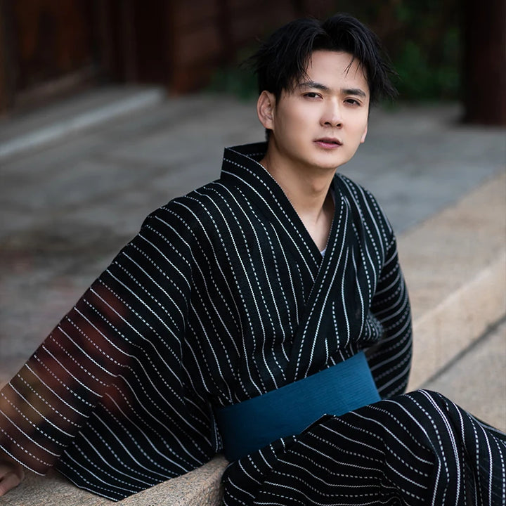 man wearing traditional kimono male