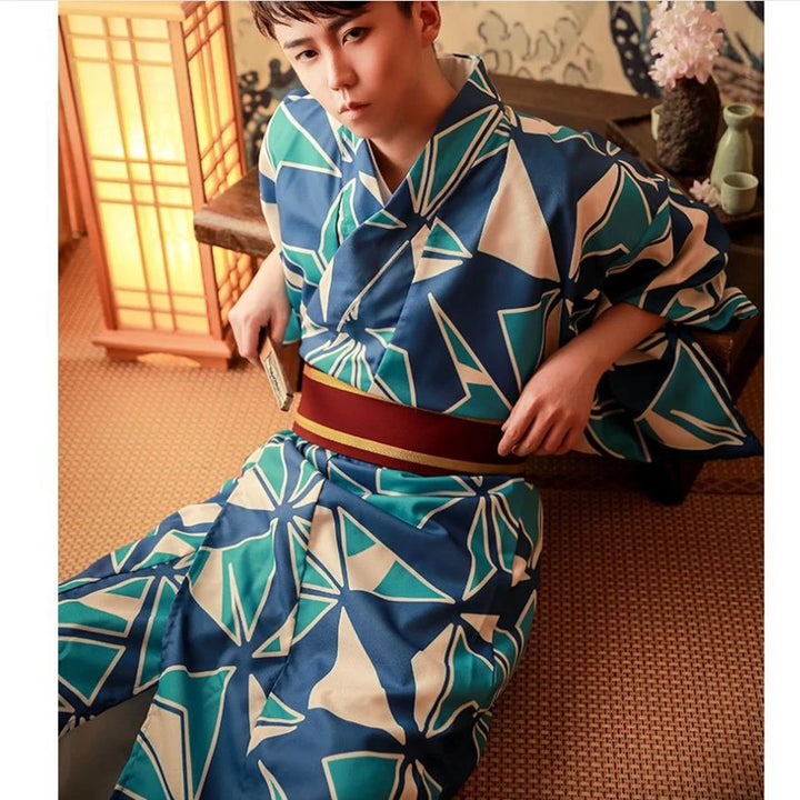 mens-wearing-blue-kimono