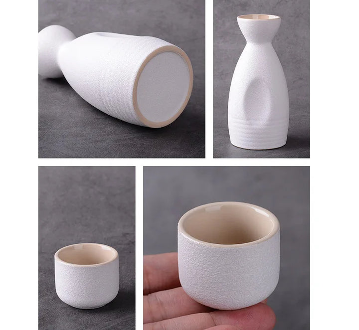 design of traditional sake set