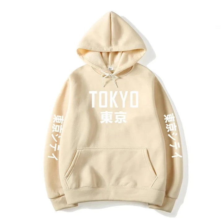 khaki hoodie tokyo