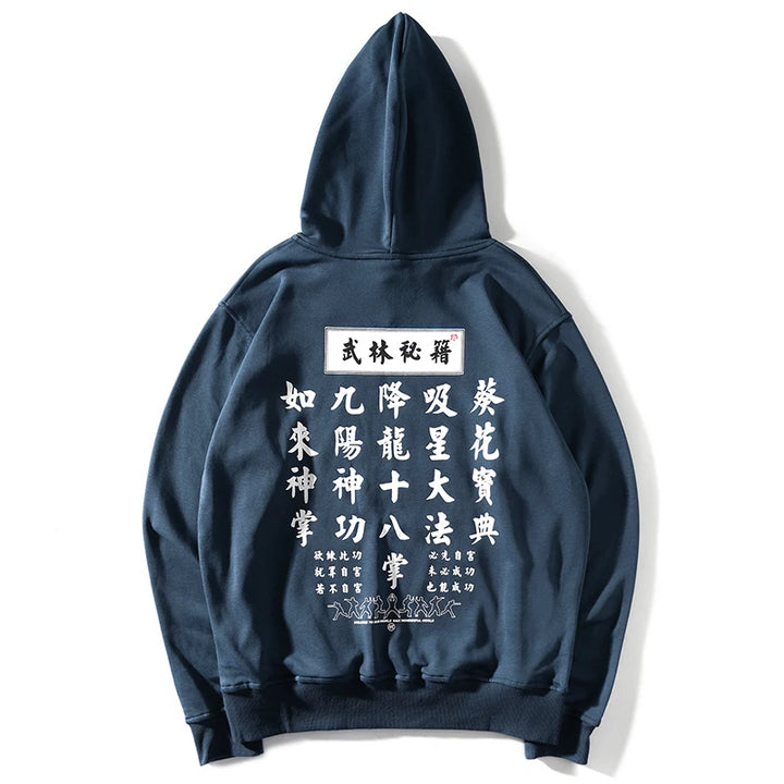 mockup blue hoodie japanese writing