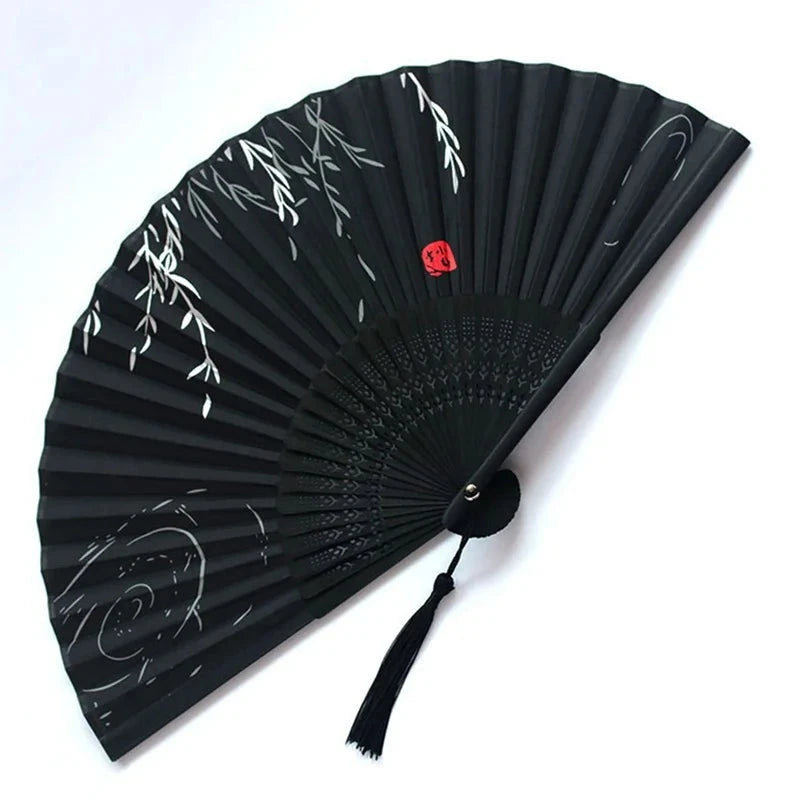 black japanese fans