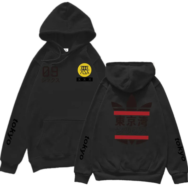 black adidas tokyo hoodie