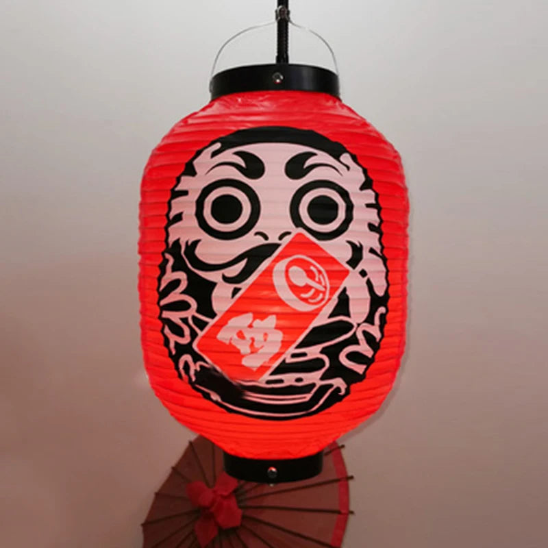 red chinese japanese paper lantern