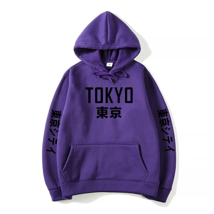 purpole tokyo japan hoodie