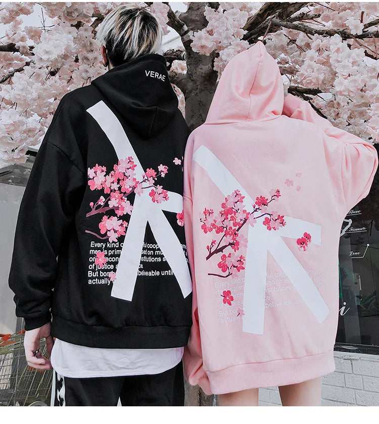 japanese cherry blossom hoodies