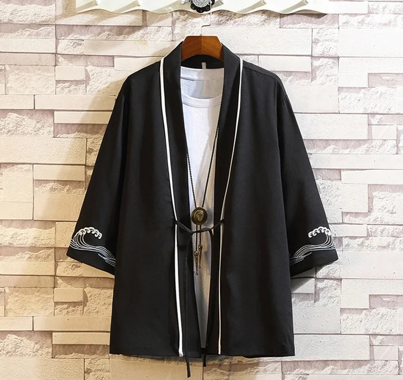 black japanese kimono jacket