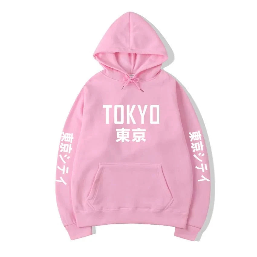 pink hoodie tokyo