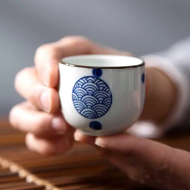 cup of a sake set pottery