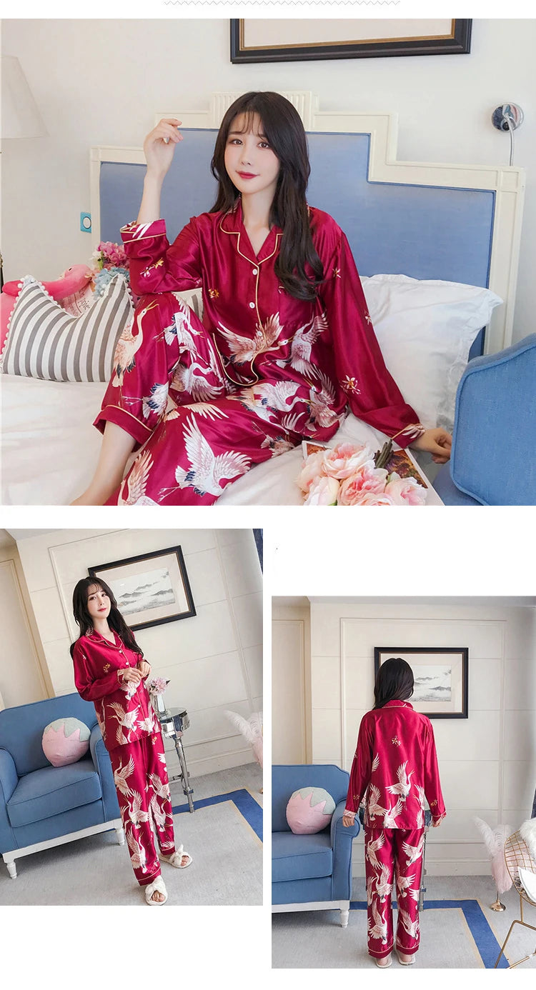 woman with a japanese pyjamas dress