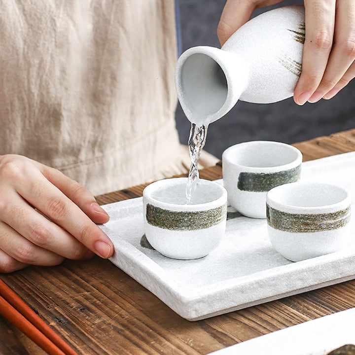 sake bottle and cup set