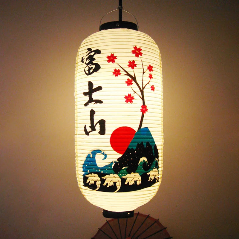 Traditional Japanese Paper Lantern - Fuji