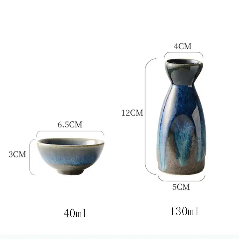 dimensions of a set sake