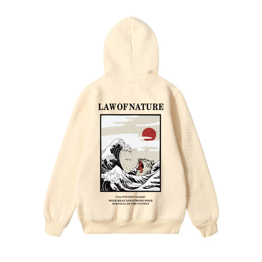 khaki law of nature hoodie