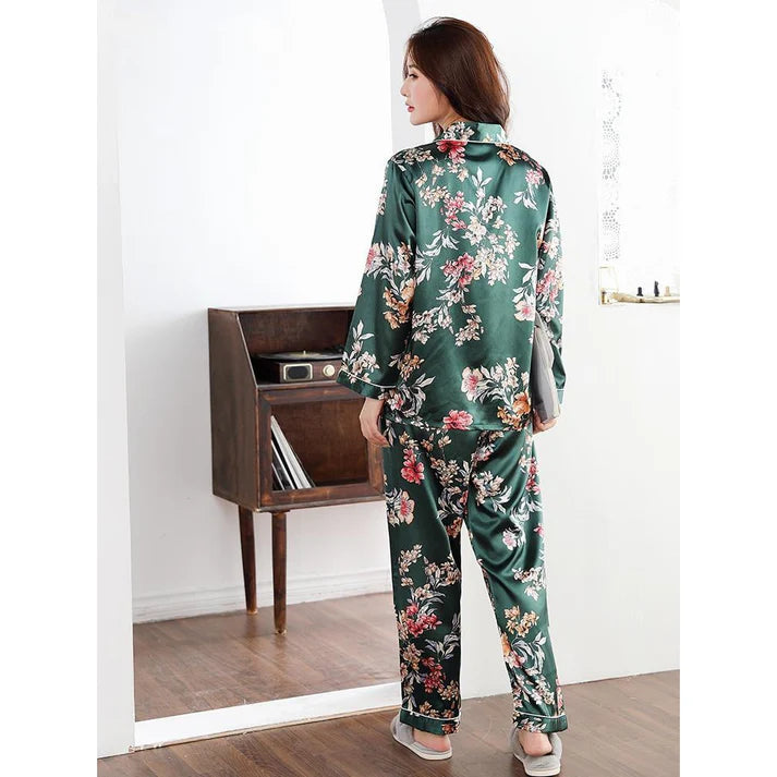 floral japanese style pajamas