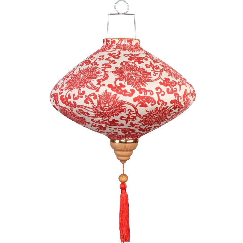 red silk lantern