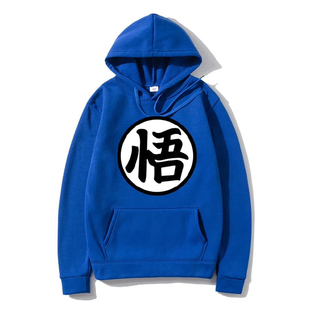 blue goku hoodie