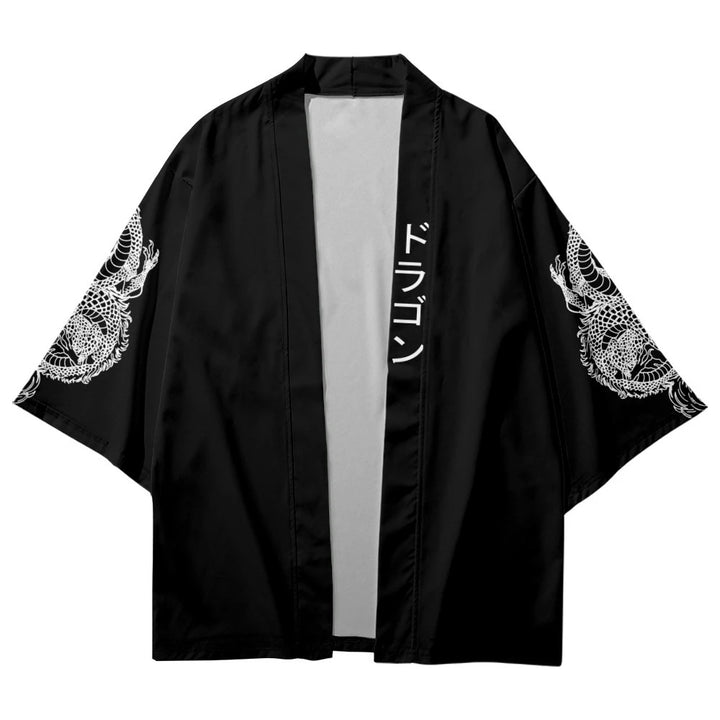 black kimono jacket