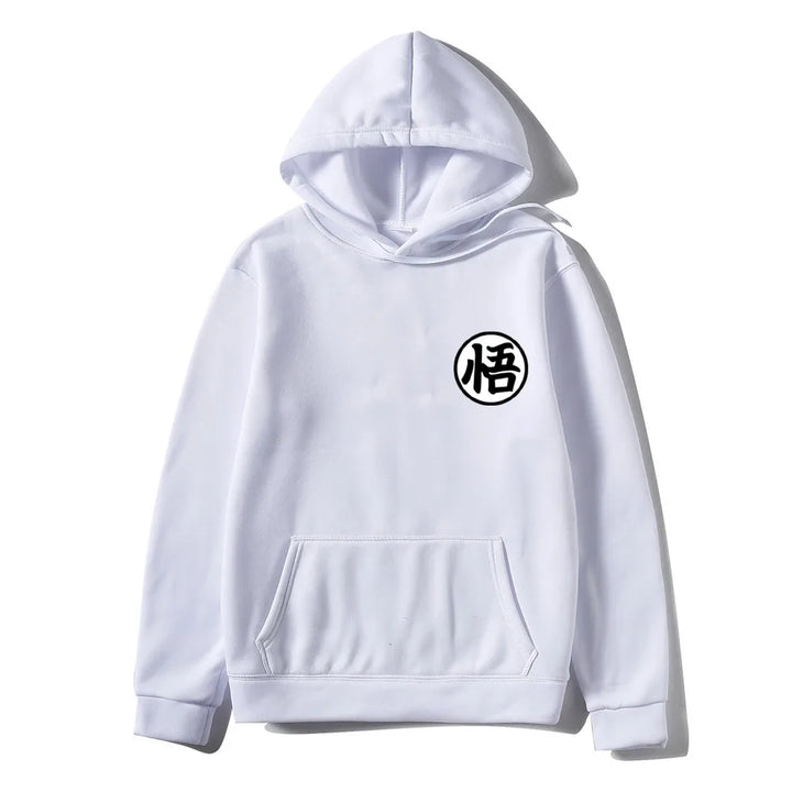 white japanese writing hoodie