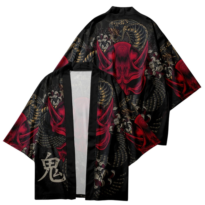 kimono snake print