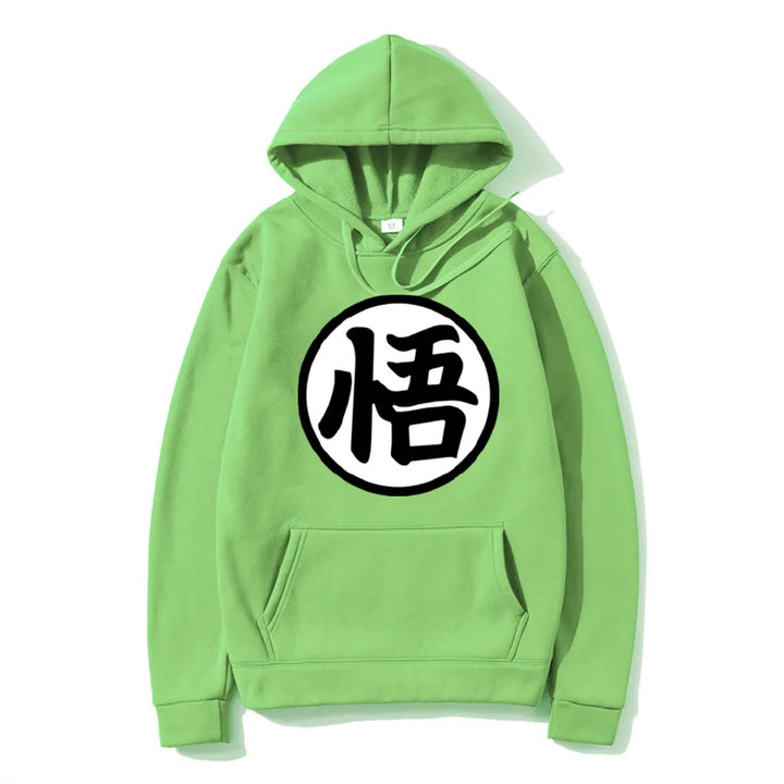 light green goku hoodie