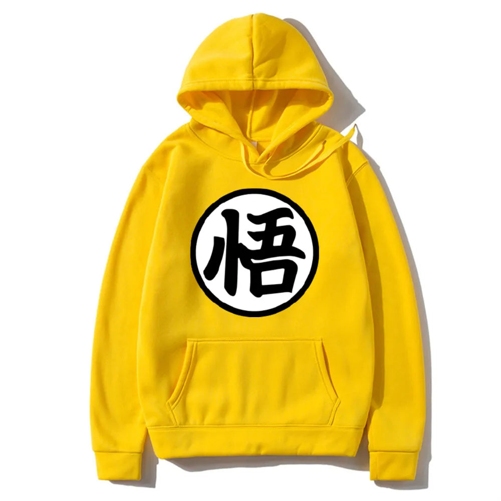 yellow goku hoodie