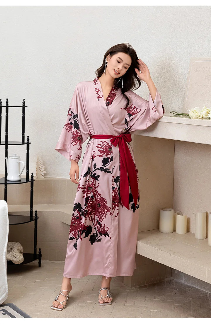 pink japanese night dress