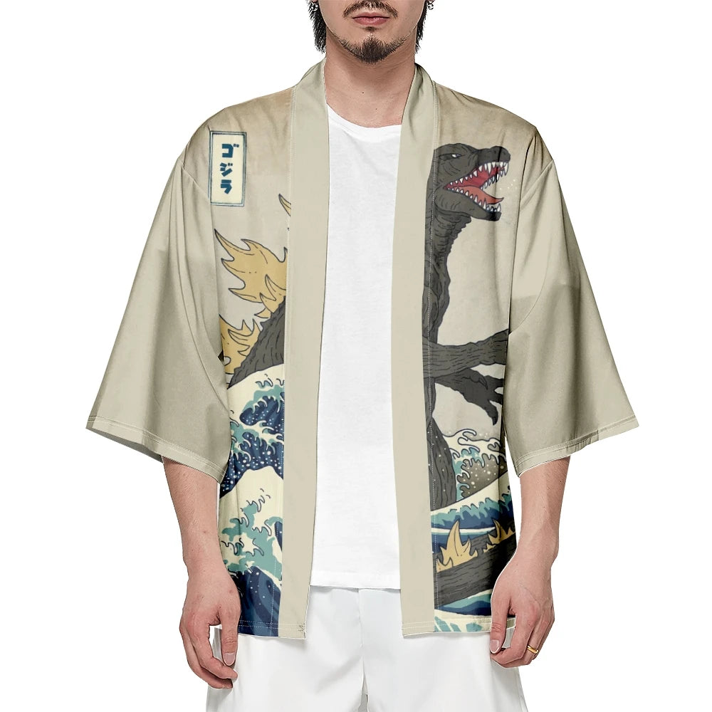 godzilla kimono japan style