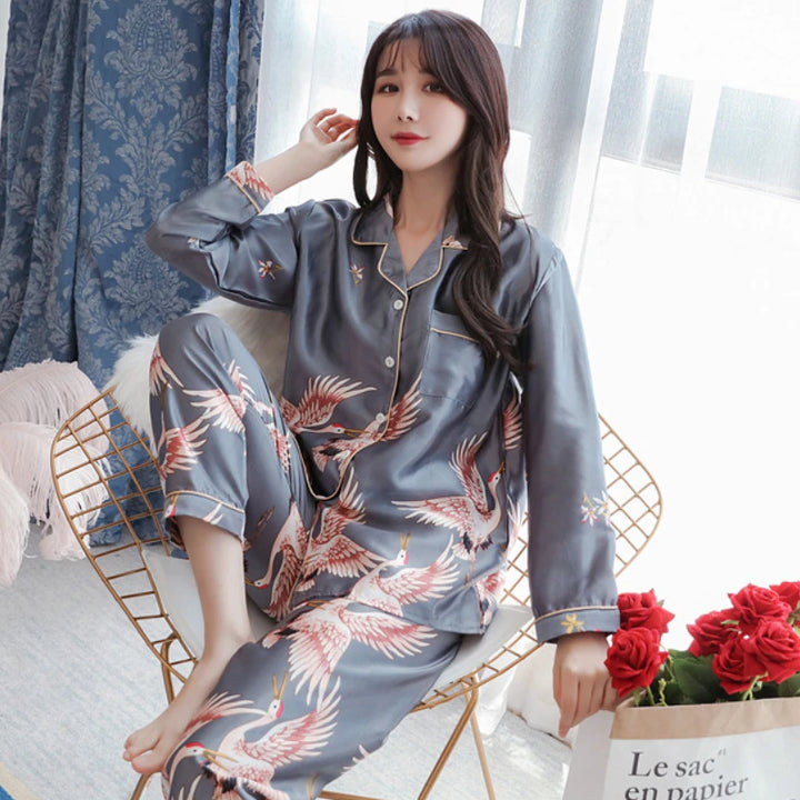 japanese silk pyjamas