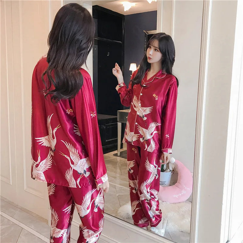 woman wearing a japanese pyjamas