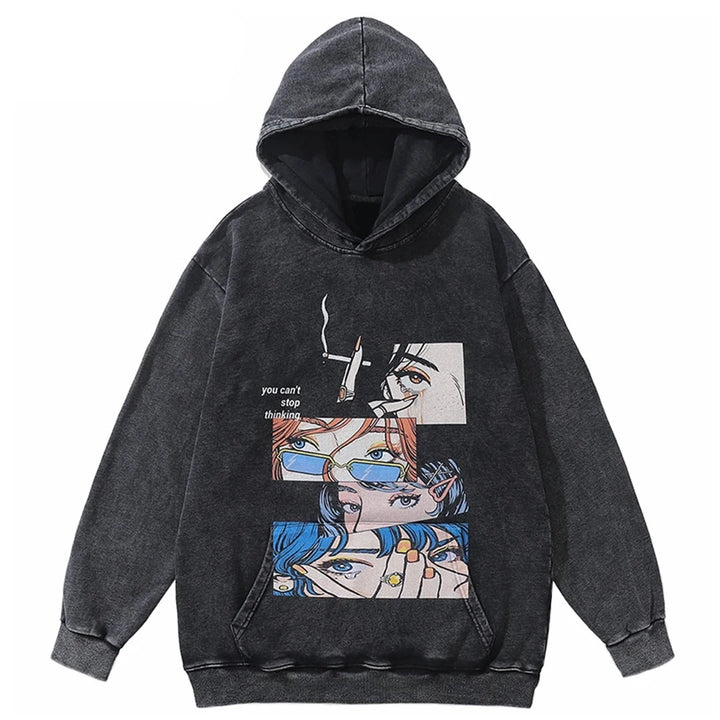 japanese print hoodie