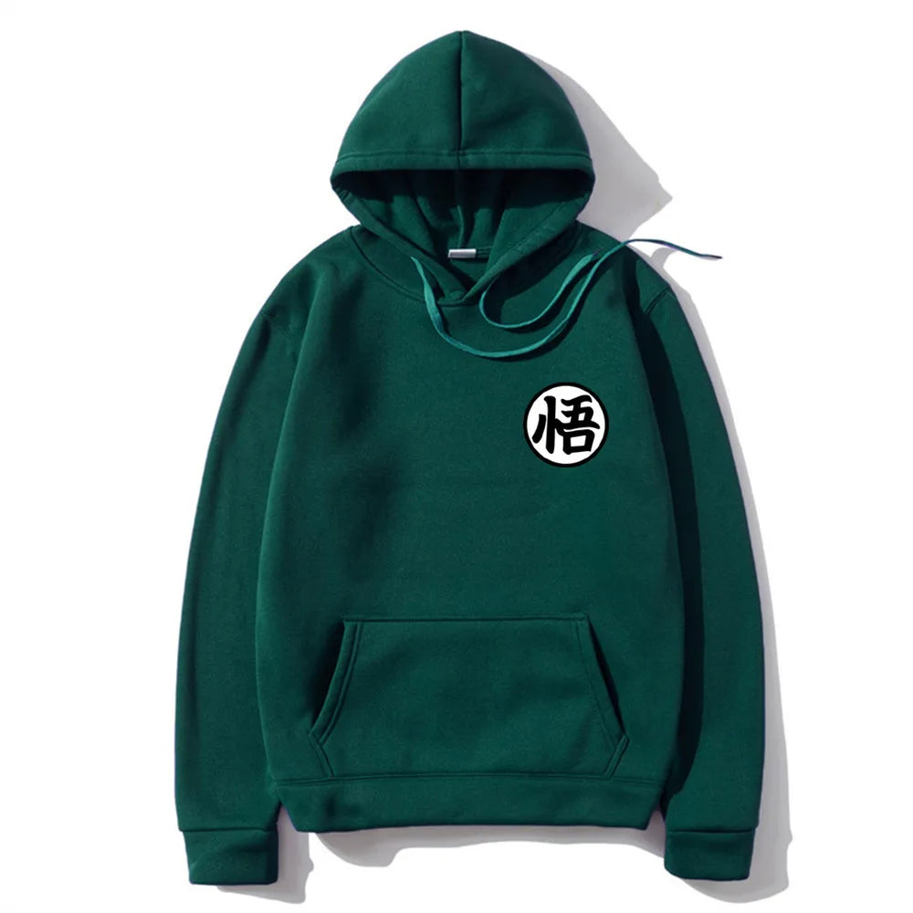 dark green japanese writing hoodie