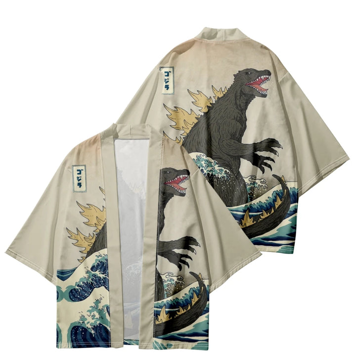 godzilla kimono cardigan