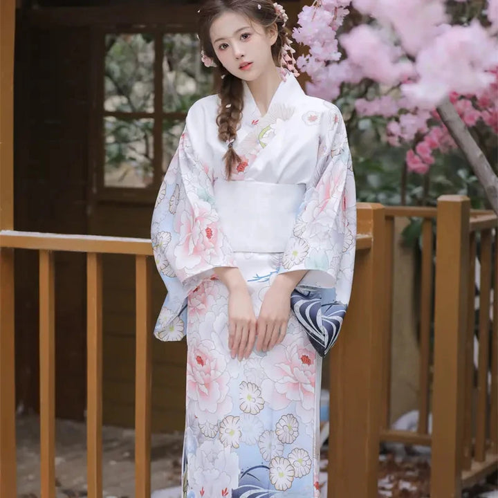 japanese cotton kimono robe women