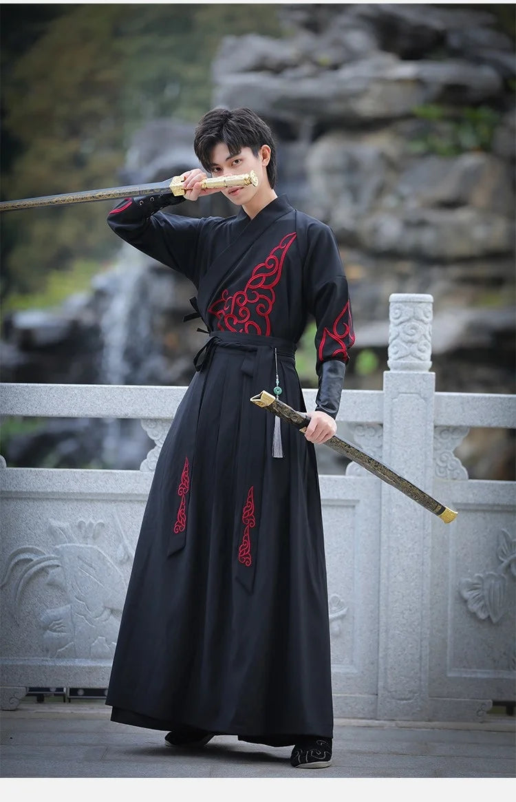 japanese black hanfu