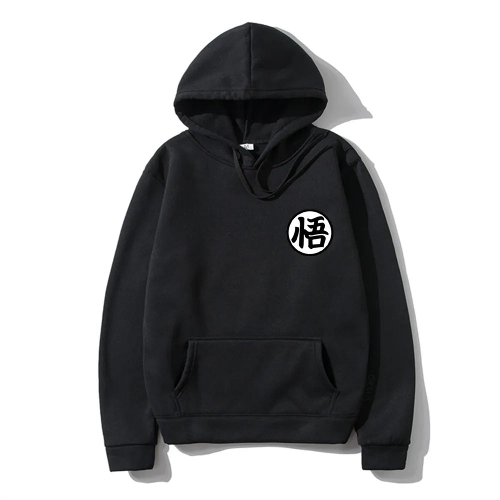 black japanese writing hoodie