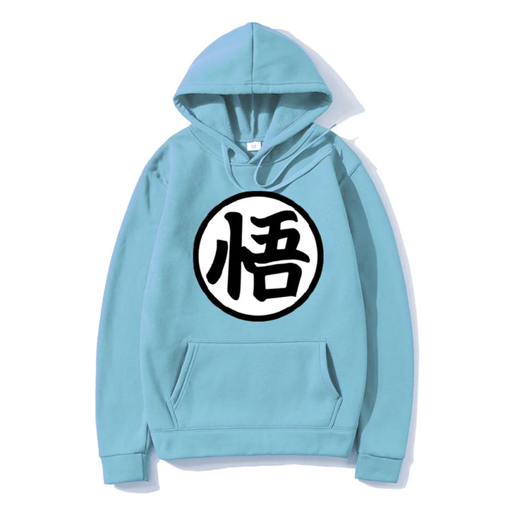 sky blue goku hoodie