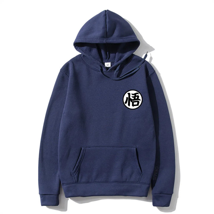 navy japanese writing hoodie