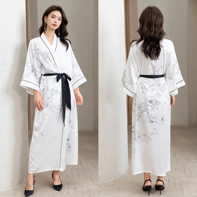 japanese silk dressing gown