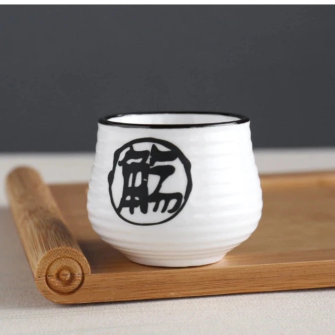 cup of a authentic japanese sake set