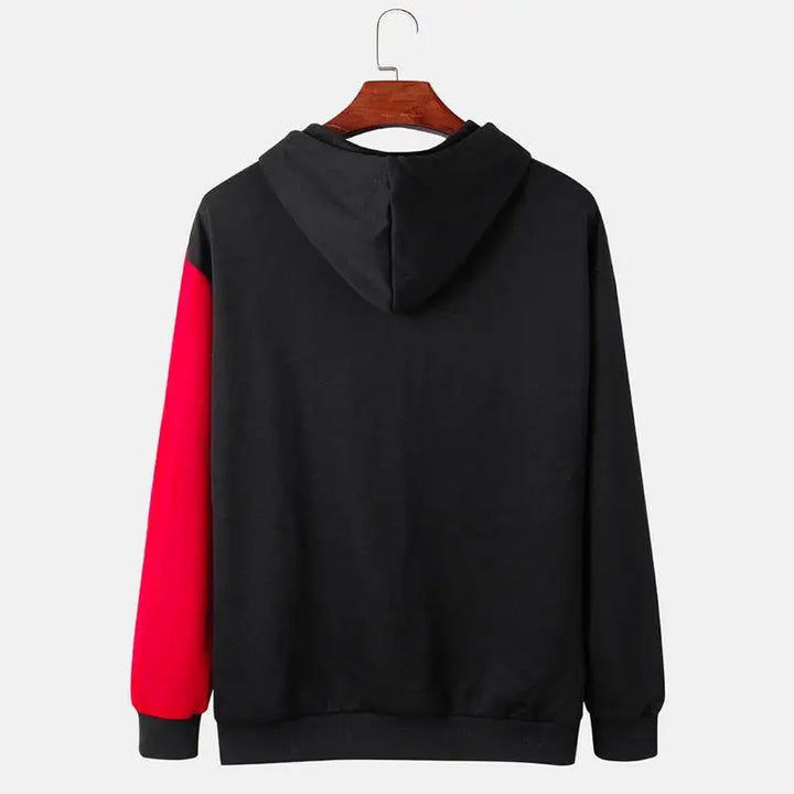 black and red japanese hoodies