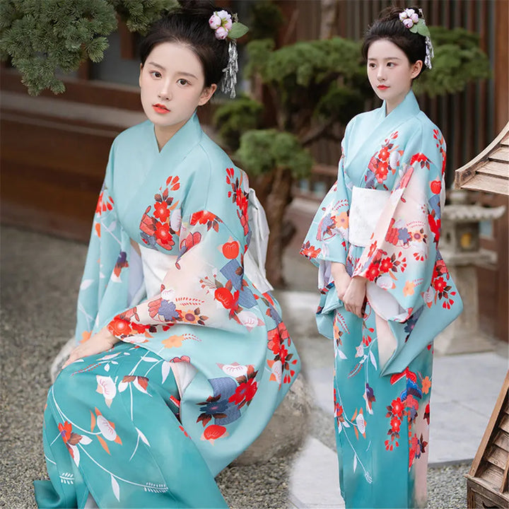 womens japanese kimono robe